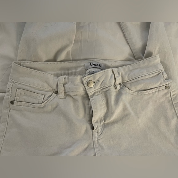 Lot of 2 pairs of Jeans Denim White and Blue D.Jeans - Picture 4 of 6